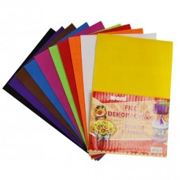 Penword dekoratīvais filcs dažādās krāsās, 10 gab, 20x30cm
