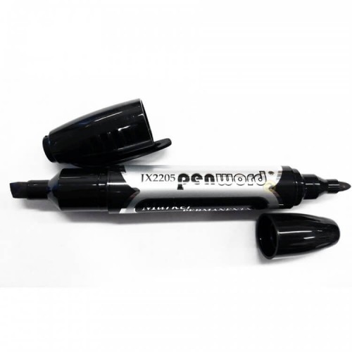 Маркер перманентный PENWORD Чёрный двусторонний