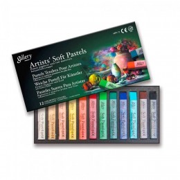 Pastel Soft Professional Mungyo Square Assorted 12 Colors