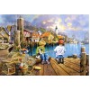 Puzzle 1000 pieces. At the Dock. Castorland