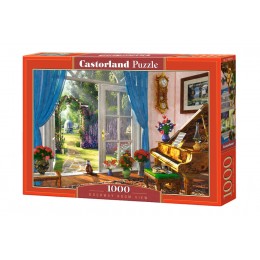 Puzzle 1000 pieces. Doorway Room View. Castorland