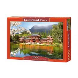 Puzzle 1000 pieces. Replica of the Old Byodoin Temple. Castorland