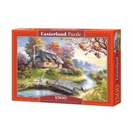 Puzzle 1500 pieces. Cottage. Castorland