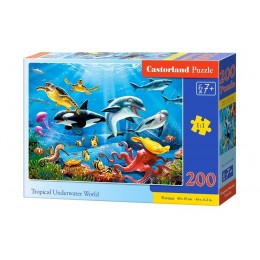 Puzzle 200 pieces. Tropical Underwater World. Castorland