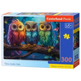 Пазл 300 элементов. Совы. Castorland