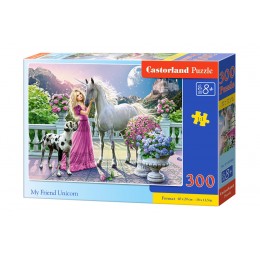 Пазл "Мой друг единорог", Castorland (300 элементов)