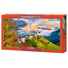 Puzzle 4000 pieces. Colle Santa Lucia, Italy. Castorland