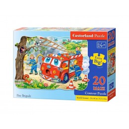 Пазл "Пожарная команда", Castorland (20 элементов)