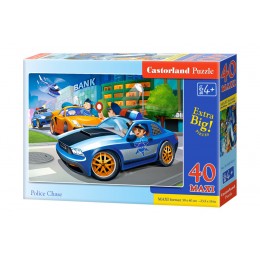 Пазл "Полицейская погоня", Castorland (40 элементов)