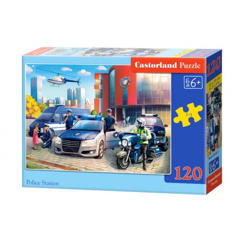 Puzzle "Police Station", Castorland (120 pcs.)