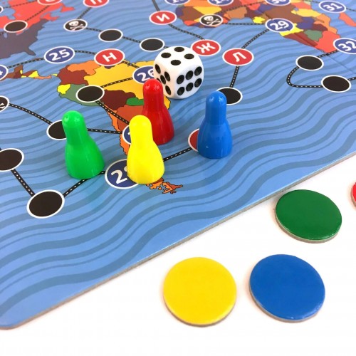 Board game "In the world of travel"