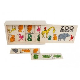 Wooden Domino "Zoo"