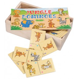 Wooden Domino "Jungle"