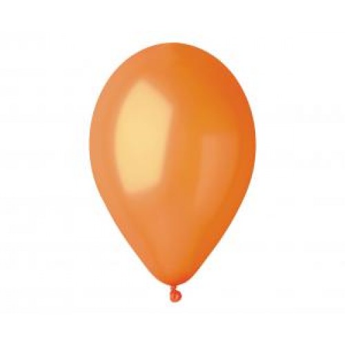 Orange balloons Ø 23 cm, set of 100 pieces.