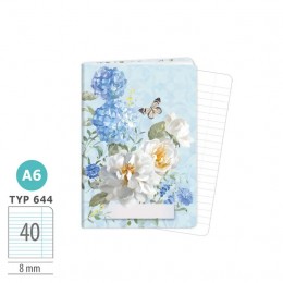 ARGUS, Блокнот в линейку "Гортензии" (1598-0400)