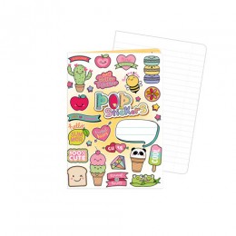 ARGUS, Lined notebook  "Pop stickers" (1598-0365)