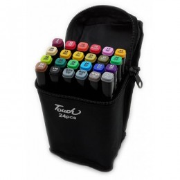 SET OF MARKERS TOUCH 24 COLORS