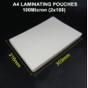 Lamination film (High Quality) A4 x 100micron (216*303mm)