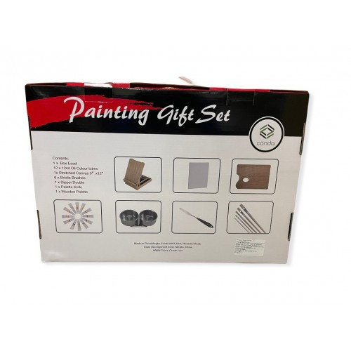 Набор для рисования Мольберт с масляными красками CONDA