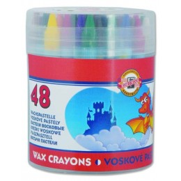 KOH-I-NOOR wax crayons, 48 colors