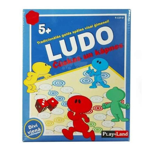 Настольная игра “Ludo Змеи и лестницы” (5+, на латышском языке)