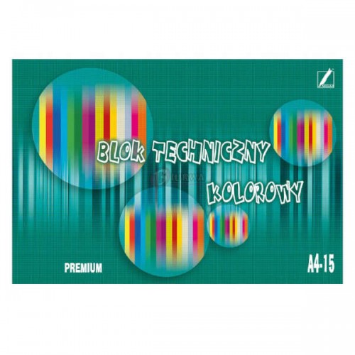 Альбом цветного картона А4 15 листов 