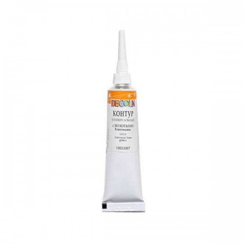 Universal contour with gold glitter DECOLA, 18 ml.