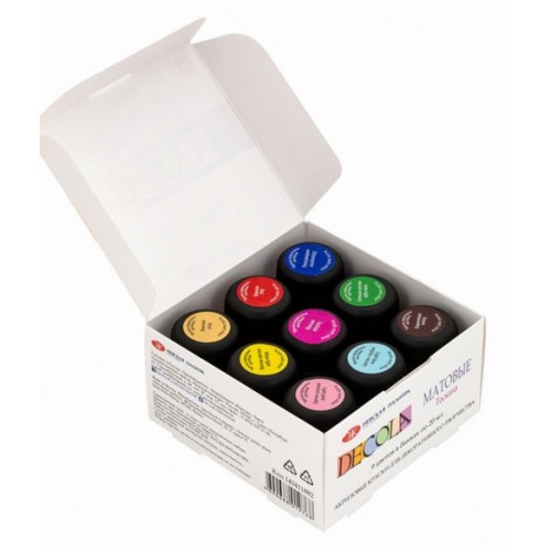 Набор матовых акриловых красок «Decola», «Тоскана» (9x20 мл.)