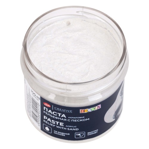 Паста текстурная с песком Decola, 100 мл.