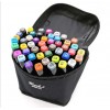 DOUBLE-SIDED MARKERS TRANSPARENT PRO 48 PCS