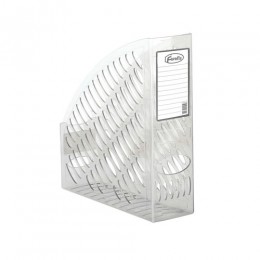 Magazine holder plastic FOROFIS clear