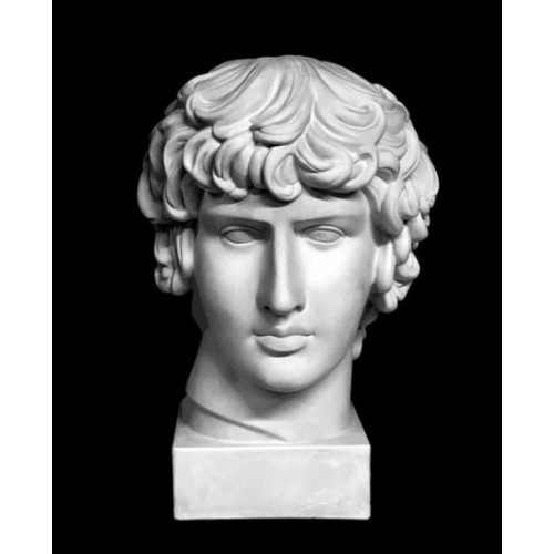 Гипсовая модель EKORSHE «Голова Антиноя», 25*25*41.5 см