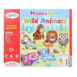 MOLD & PAINT, WILD ANIMAL, Magnets for drawing