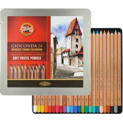 Pastel pencils 24 colors