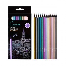 Colored pencils Sonnet Metallic, 12 colors