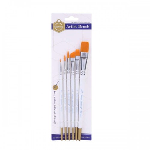 Set of synthetic brushes ARTIST BRUSH, 6 pcs.