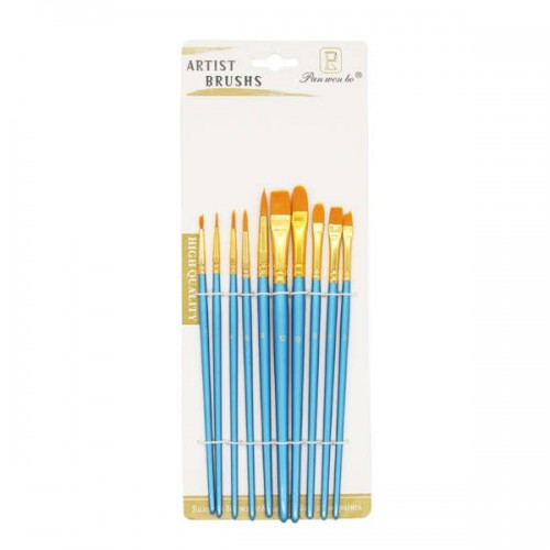 Set of synthetic brushes ARTIST BRUSH, 10 pcs.