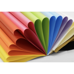 Двусторонний цветной картон, 20 листов (160g/m2)