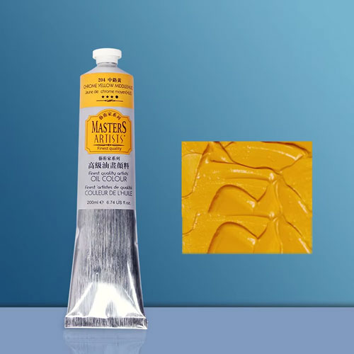 Масляная краска Marie's, Неаполитанский желтый №210, 60 мл.