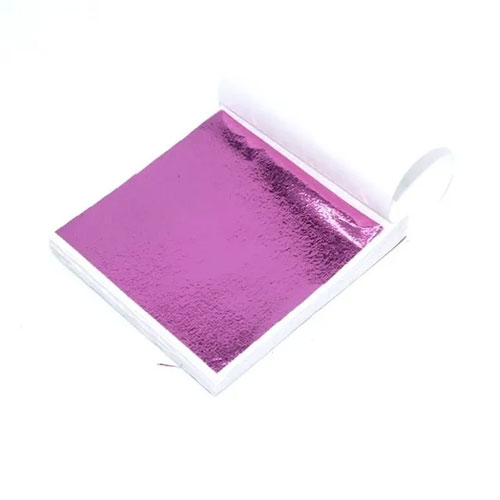 Поталь в листах 14*13,5 см, 100 шт. (Фиолетовый светлый)