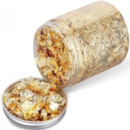 Foil leaf flakes (Gold, 6g.)