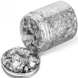 Foil leaf flakes (Silver, 6g.)