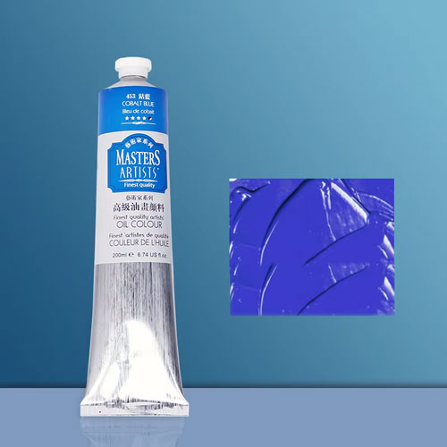 Marie's oil paint,  Cerulean blue №453, 60 ml.
