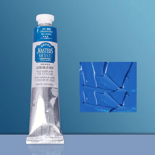 Marie's oil paint,  Cerulean №455, 60 ml.