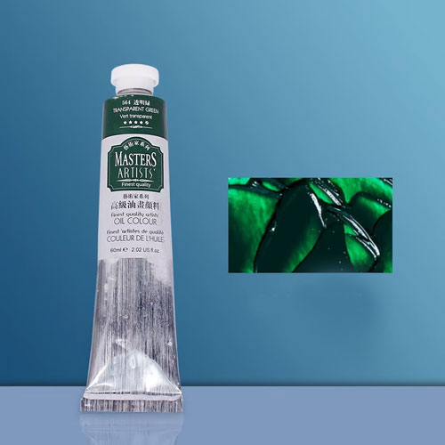 Oil paint Marie's, Transparent Green No. 564, 60 ml 