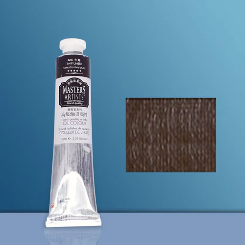 Marie's oil paint, Raw umber  №688, 60 ml.