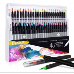 Aquamarkers WATERCOLOR BRUSH PENS, 48 pcs.