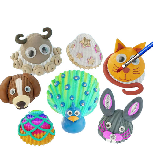 Набор для детского творчества – раскраска ракушек