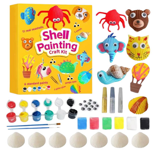 Набор для детского творчества – раскраска ракушек