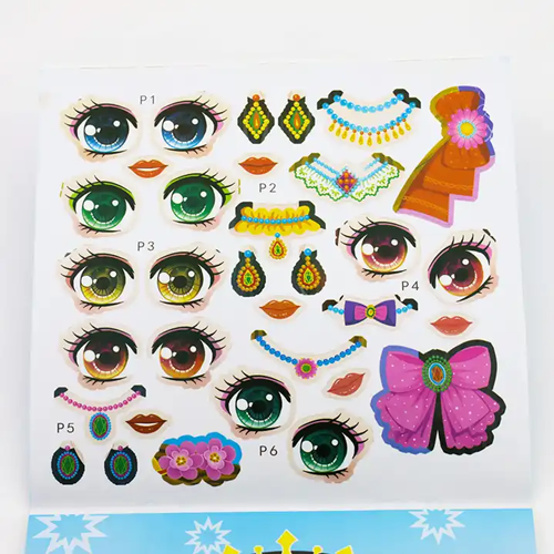 Album with stickers "Princess" (150x155cm) 